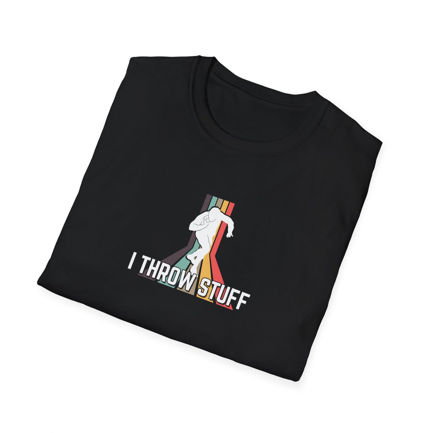 I Throw Stuff Retro Tee